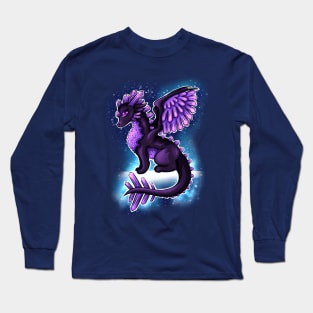 Amethyst Dragon - Cute Cartoon Dragon Long Sleeve T-Shirt